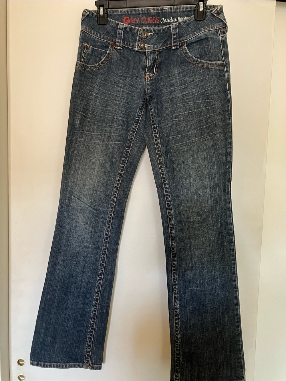 G by GUESS Women's Dark Blue Bootcut Jeans